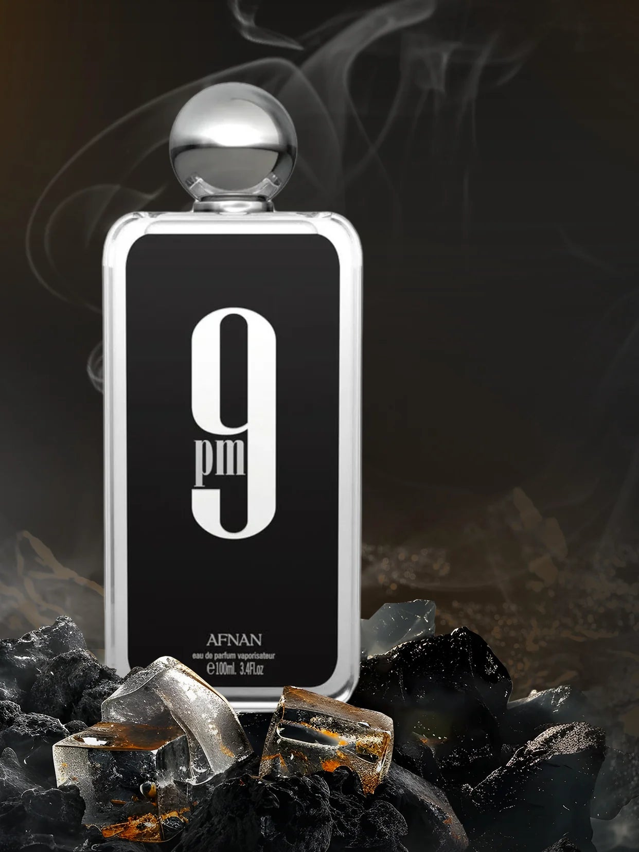Afnan 9PM Eau de Parfum 100ml – Warm Vanilla, Amber & Tonka | Long-Lasting Masculine Fragrance for Night Out, Date & Special Ev