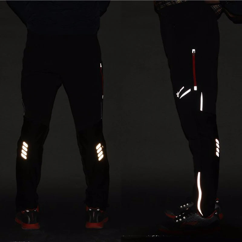 ROCKBROS Bike Cycling Pants Men Women Sport Breathable Summer Reflective Pants Riding Bicycle Bike Fishing Fitness Trousers