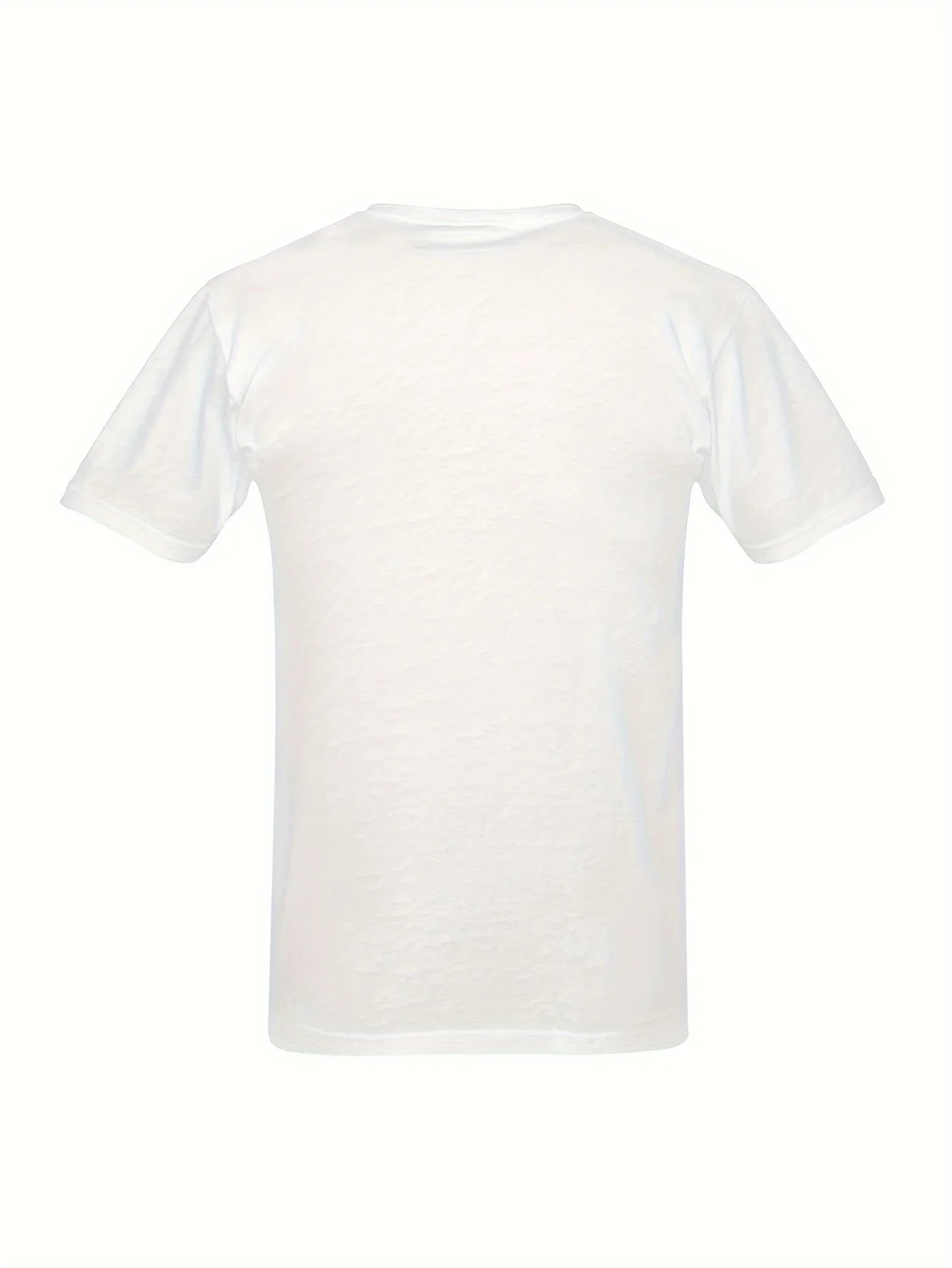 Men's American Flag USA Letter Print T-Shirt, 100% Cotton Crew Neck Short Sleeve Tee, Casual Streetwear