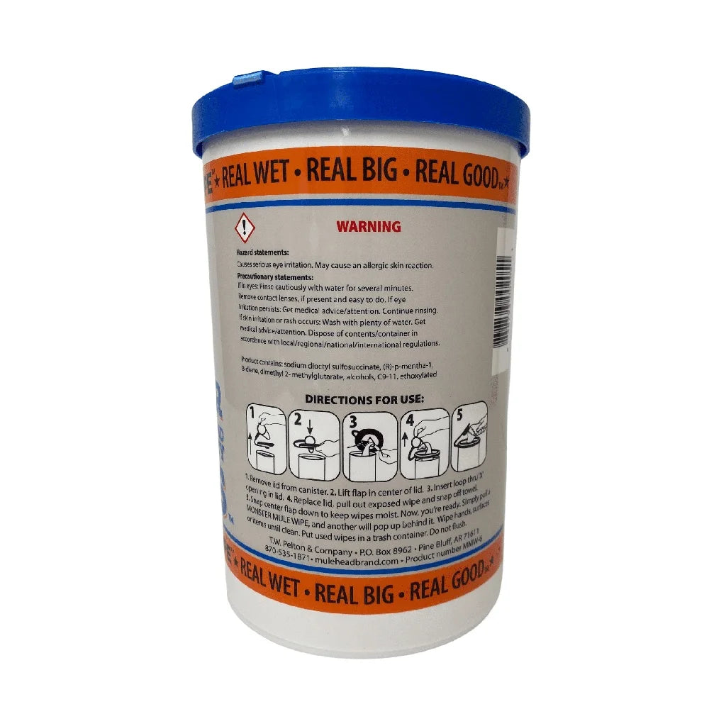 Heavy Duty Cleaning Wipes 72 Count Giant 10x12 Poly Blend Textured Towels Grease Dirt Grime Household Commercial Use