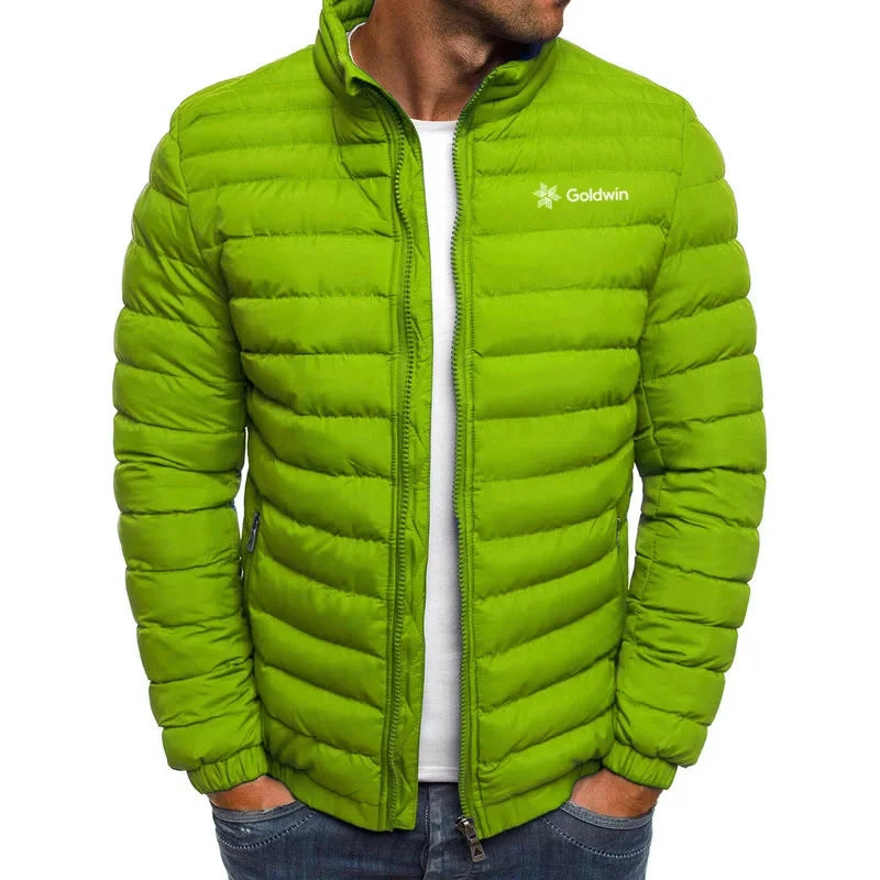 2024 High end autumn/winter men's old clothing outdoor leisure sports fashion street style hooded warm zippered jacket