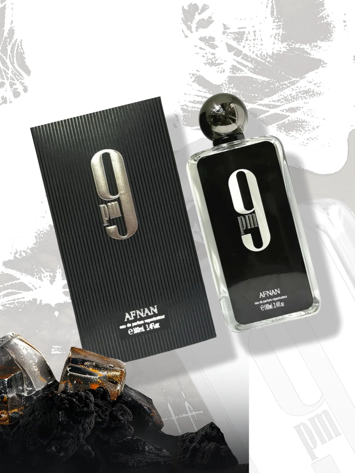 Afnan 9PM Eau de Parfum 100ml – Warm Vanilla, Amber & Tonka | Long-Lasting Masculine Fragrance for Night Out, Date & Special Ev
