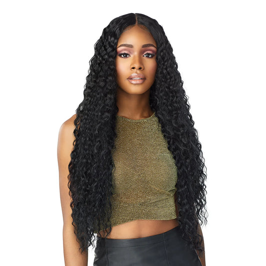 Sensationnel Butta Lace HD Lace Front Wig Unit 3 – Long Tight Curl, Pre-Plucked Hairline, Natural Look, Heat Safe