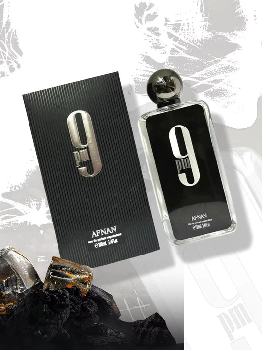 Afnan 9PM Eau de Parfum 100ml – Warm Vanilla, Amber & Tonka | Long-Lasting Masculine Fragrance for Night Out, Date & Special Ev