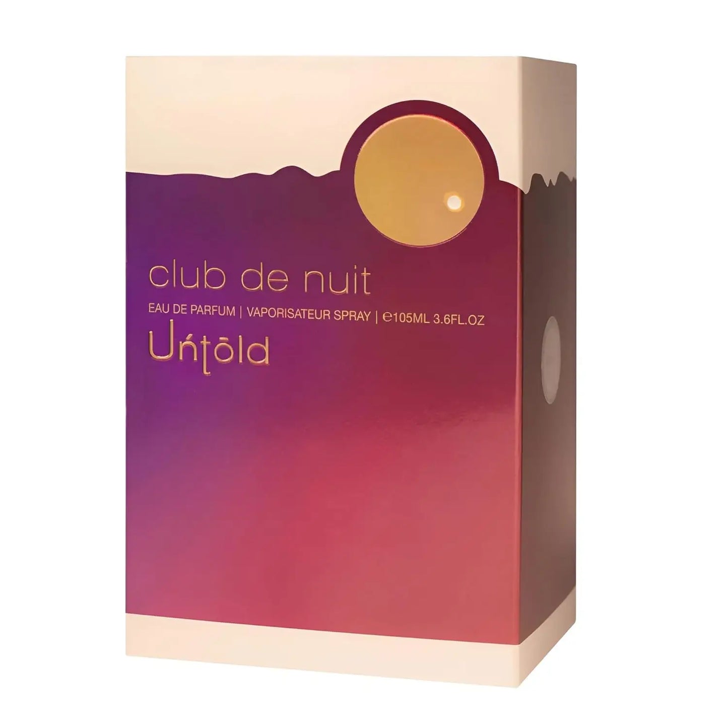 Armaf Club de Nuit Untold Eau de Parfum for Men - 105ml/3.6fl.oz - 1 Bottle