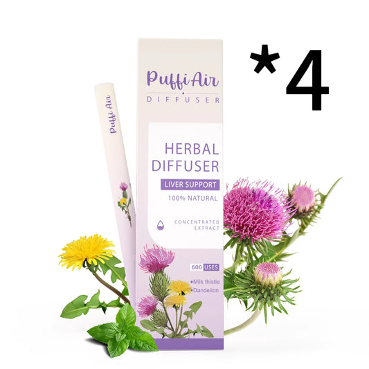 1 - pack / 2 - pack / 4 - pack Upgraded Milk Thistle & Dandelion Aroma Diffuser - 600 Uses