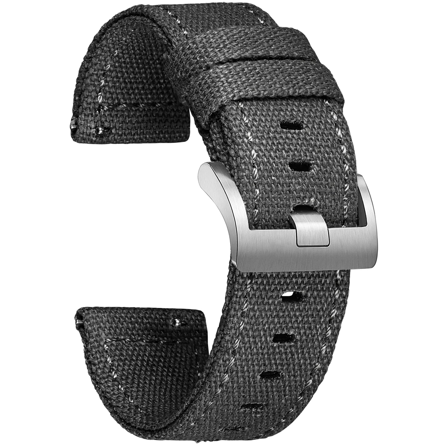 Canvas Quick Release Watch Band 18mm 20mm 22mm 24mm Replacement Watch Straps for Men Women