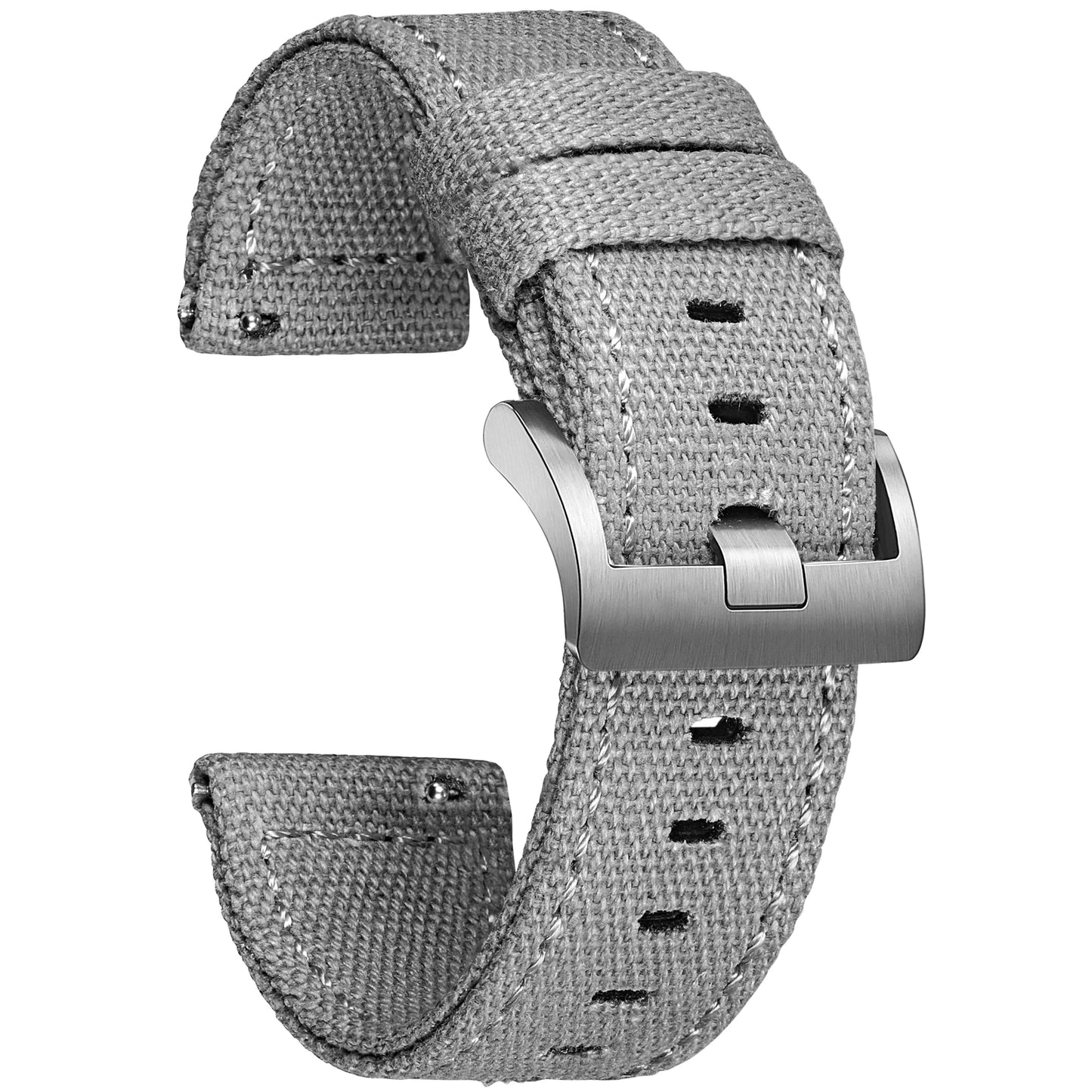 Canvas Quick Release Watch Band 18mm 20mm 22mm 24mm Replacement Watch Straps for Men Women