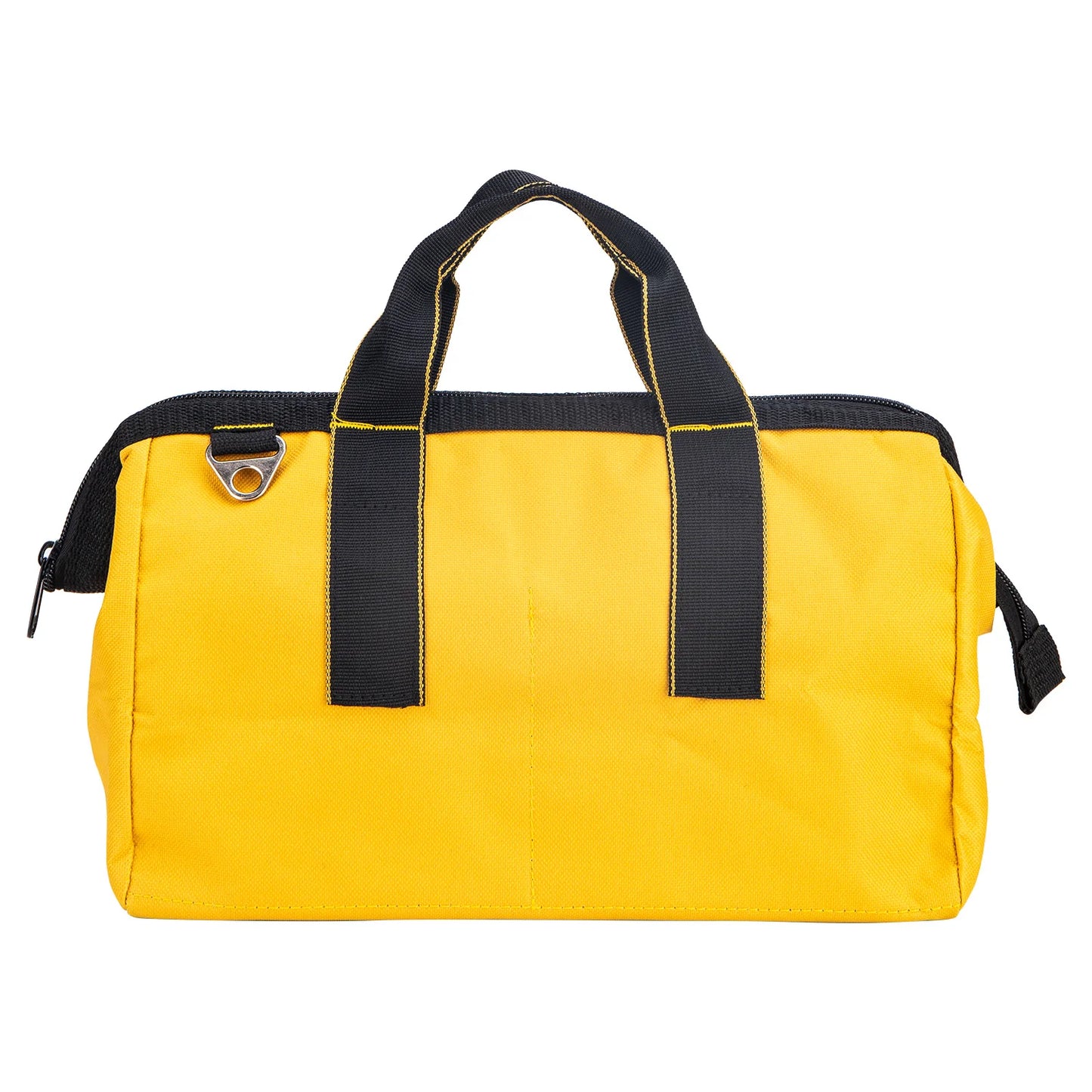 Deli 13in Yellow Tool Bag with Shoulder Strap, Durable Multi-Compartment Design, Portable and Convenient for Carrying Tools