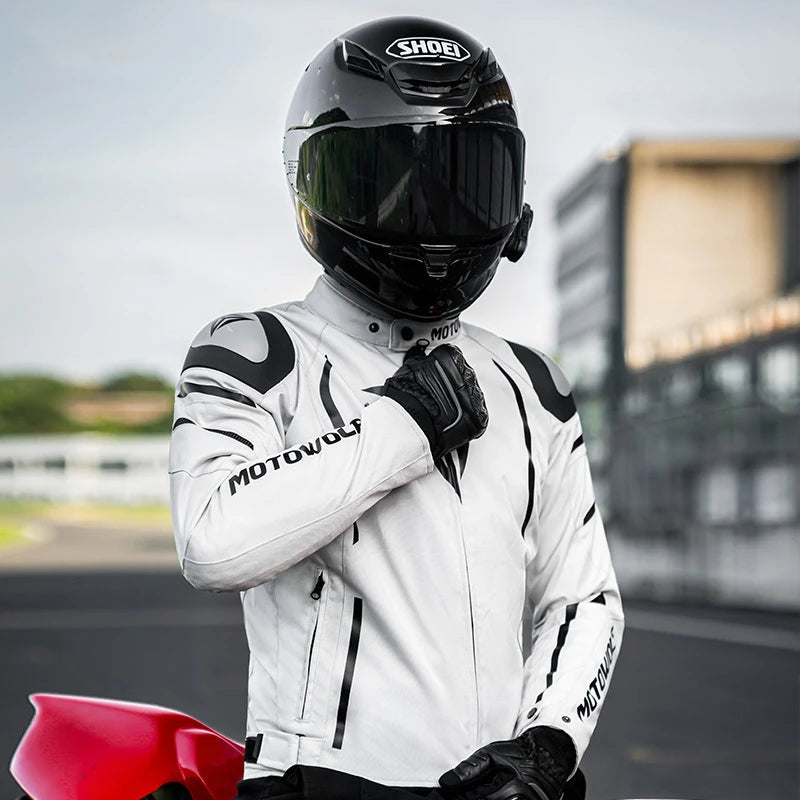 Motorcycle winter riding clothes traveling by motorcycle riding windproof removable warm liner rider clothing CE protective gear