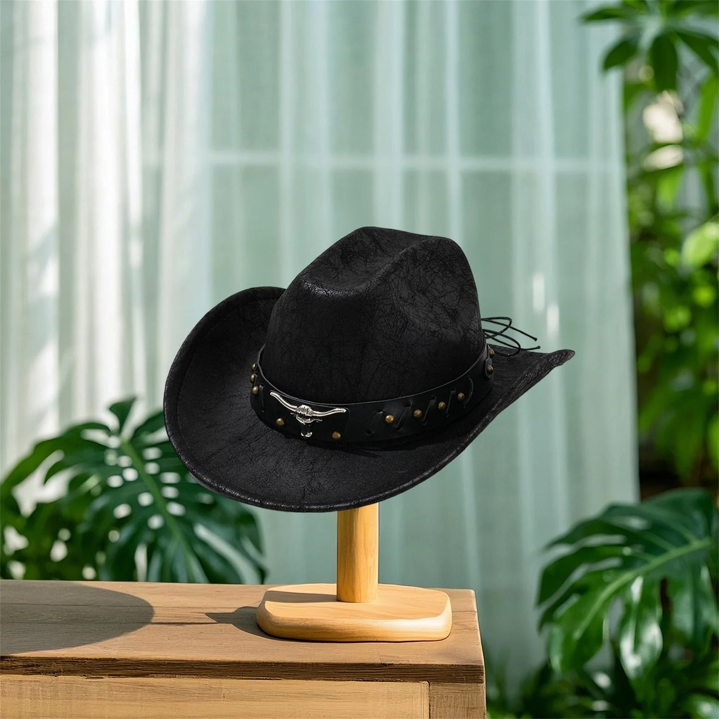 Vintage Style Fedora Hat with Faux Leather Band and Metal Buckle Accent Classic Panama Hat for Men Women Party Wear