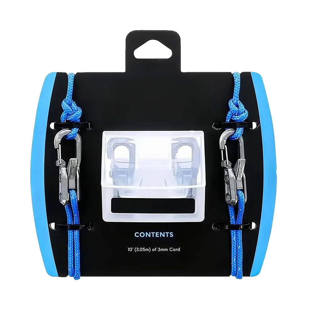 Rope Tension Adjuster Wear Resist Stainless Steel Rope Control Climbing Rope Adjust Equipment for Camping Hiking Multitools