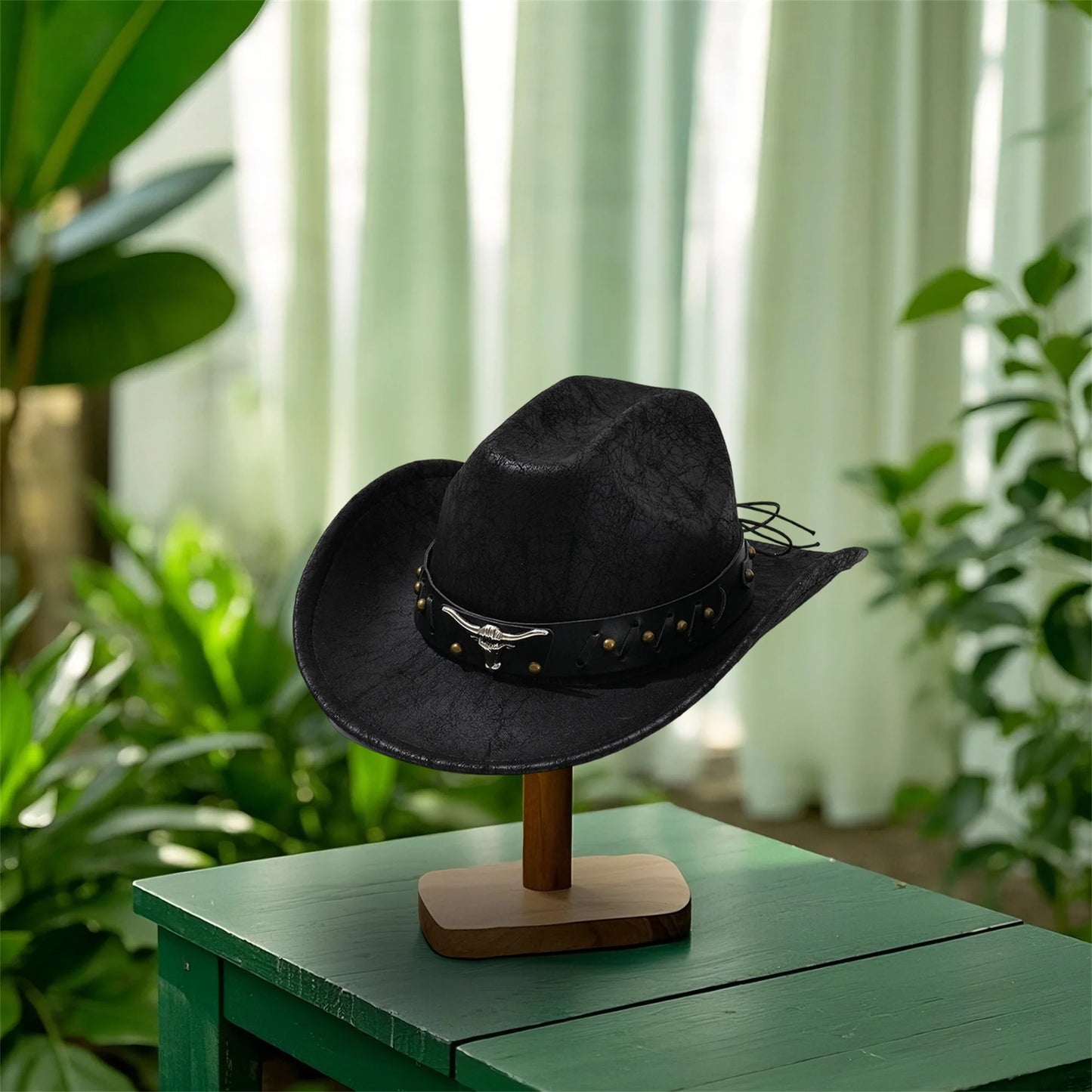 Vintage Style Fedora Hat with Faux Leather Band and Metal Buckle Accent Classic Panama Hat for Men Women Party Wear