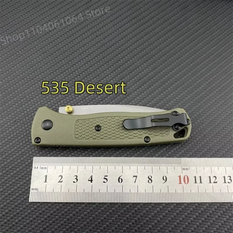 Multiple Colors Ultra Lightweight BM 535 Pocket Folding Knife 440C Blade Nylon Fibre Handle Camping Survival Multitools Knives