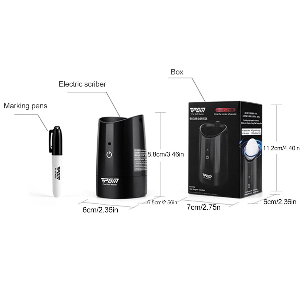 Electric Ball Painter Finds Gravity Distribution Line Golf Ball Marker Electric Golf Scriber Golf Accessories