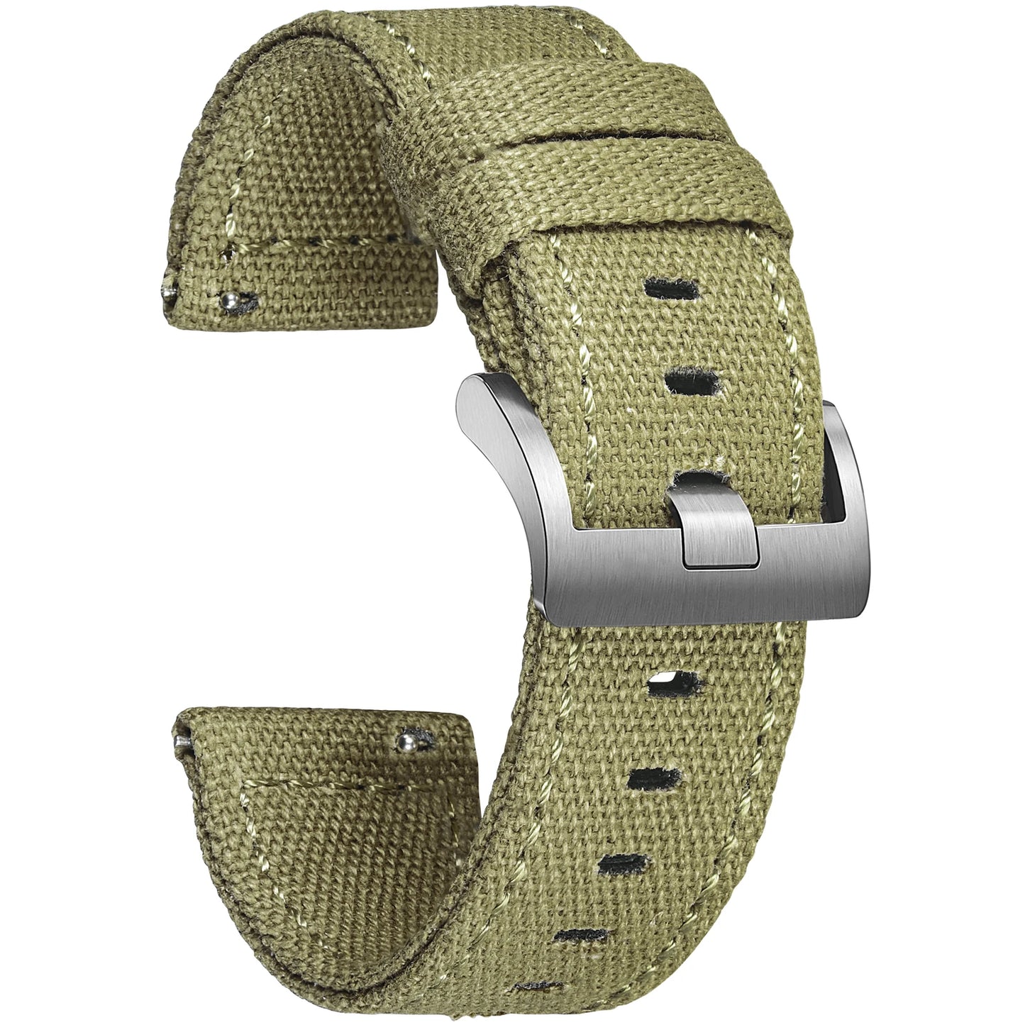 Canvas Quick Release Watch Band 18mm 20mm 22mm 24mm Replacement Watch Straps for Men Women